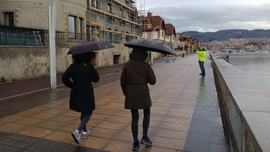 El tiempo este miércoles en Bizkaia: lluvia y descenso de las máximas