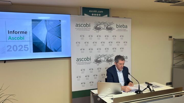 La construcción de vivienda nueva en Euskadi cae un 27% en 2025