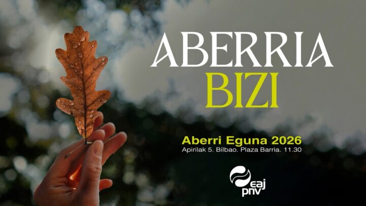 PNV arranca el Aberri Eguna en Bilbao con un minuto de silencio por la mujer fallecida en Basauri