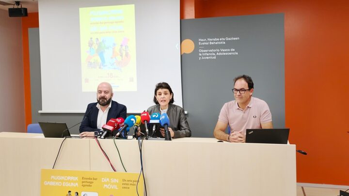 Euskadi lanza el primer «Día sin móvil en familia»