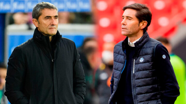 Último duelo entre Valverde y Marcelino en San Mamés