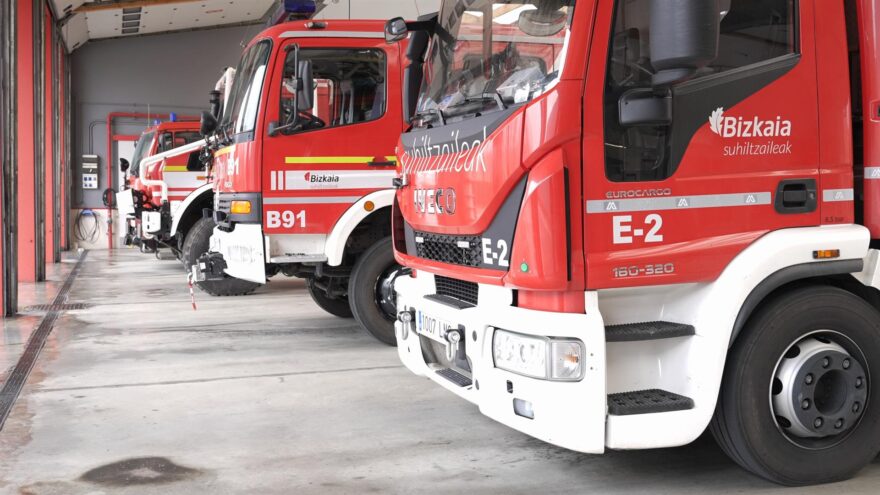 Bomberos de Bizkaia realizaron una media de 12 intervenciones al día en 2025