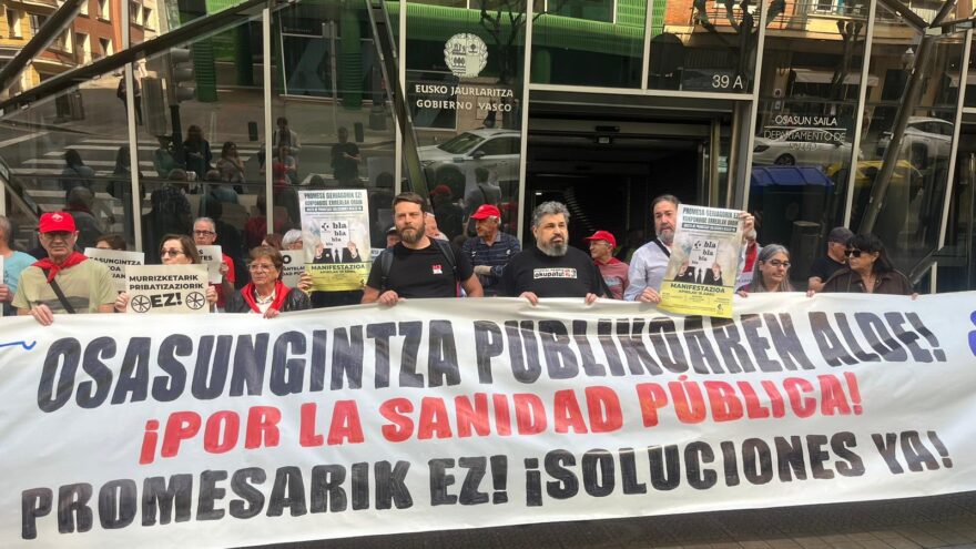 OPA Herri Plataformak exige soluciones reales a los problemas de Osakidetza