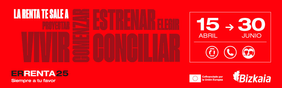 Banner de Campaña Renta 2025 1ª ola en Bilbao