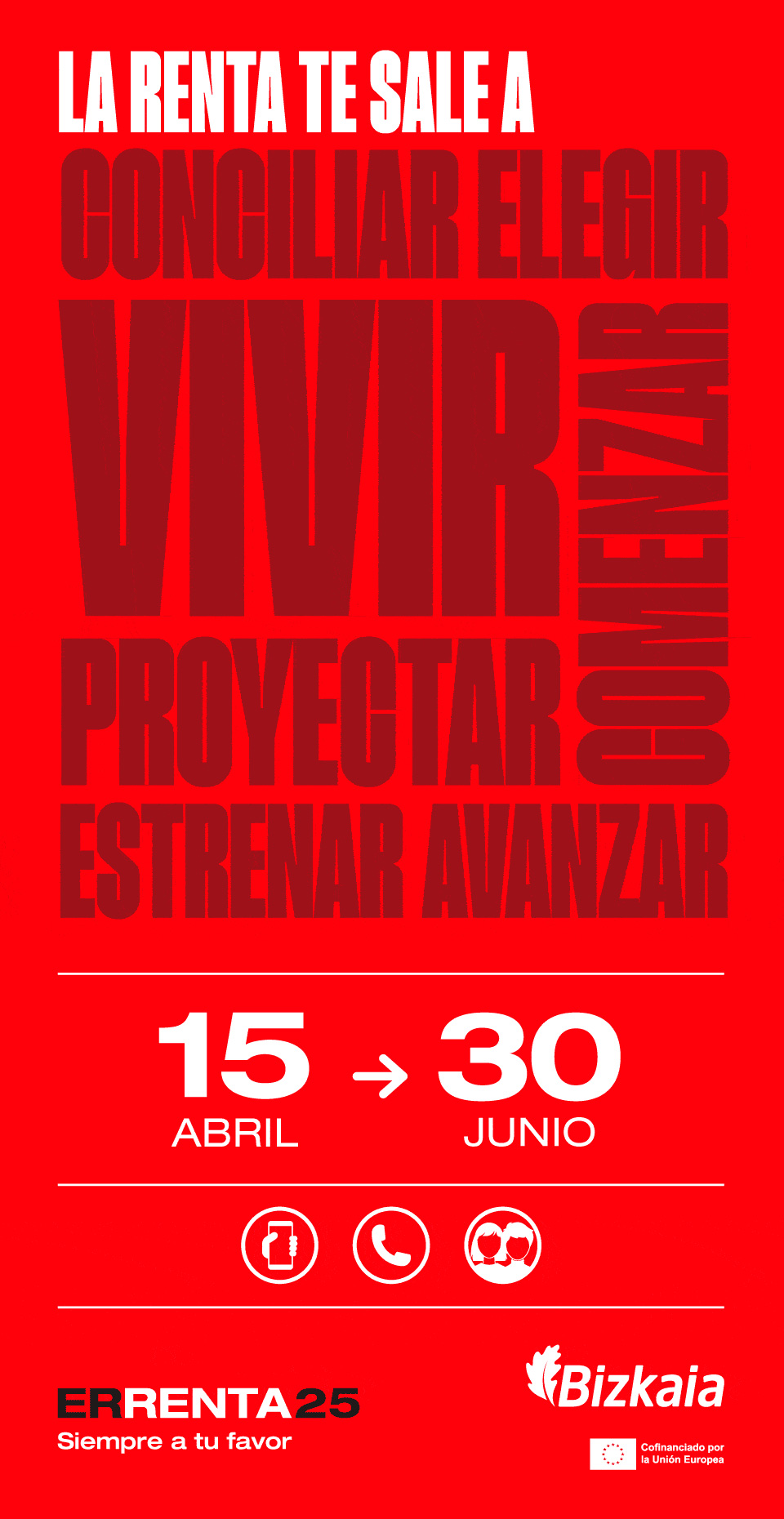 Banner de Campaña Renta 2025 1ª ola en Bilbao