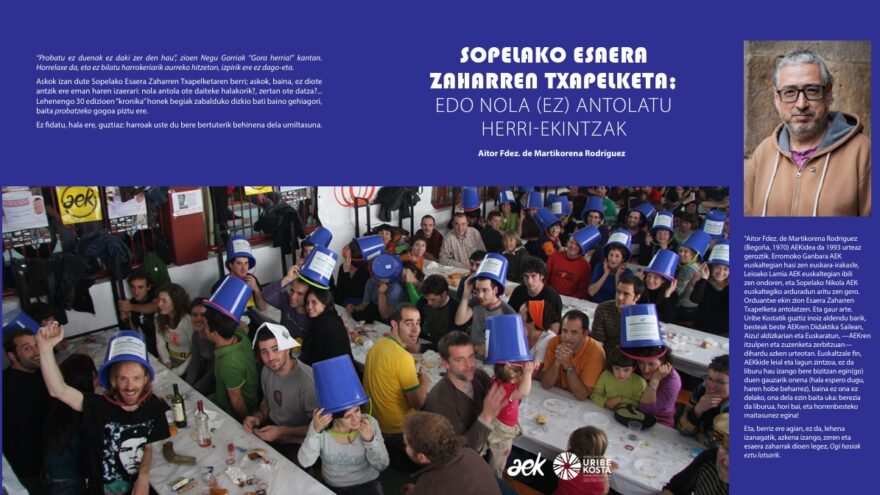 Sopelako Esaera Zaharren Txapelketari buruzko liburua aurkeztuko dute