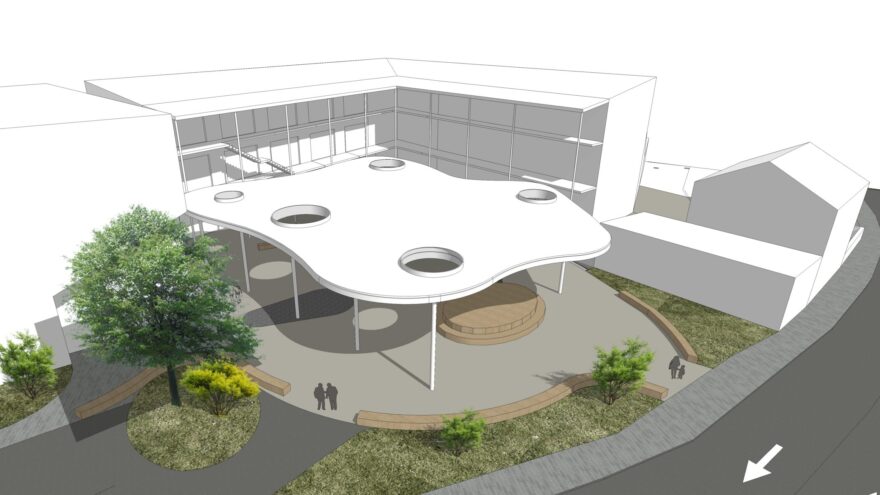 Muskiz abre el proceso participativo para elegir la futura cubierta de la plaza Meatzari