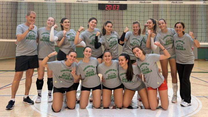 El CV Sestao, en busca del «deseado» ascenso a Superliga 2: «Es una fase dura y exigente»