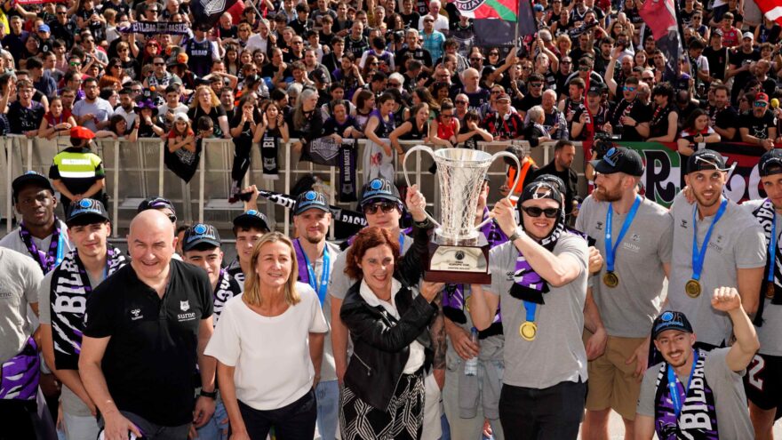 Bilbao se vuelca con el Bilbao Basket tras revalidar la FIBA Europe Cup