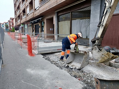 Gernika-Lumo inicia la reforma integral de la calle Juan Calzada con una inversión superior a 500.000 euros