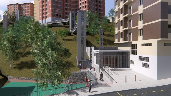 El Ayuntamiento de Basauri adjudica el contrato de las obras de construcción de los cinco ascensores que conectarán El Kalero y Basozelai de forma accesible