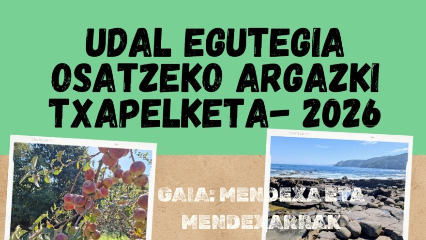 Mendexa convoca su concurso fotográfico 2026 para crear el calendario municipal