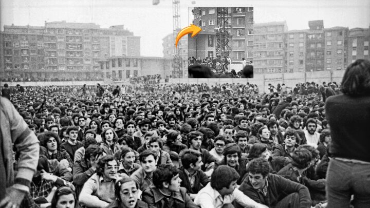 Pantxoa eta Peio vuelven a Santutxu 50 años después del concierto que acabó con cargas policiales
