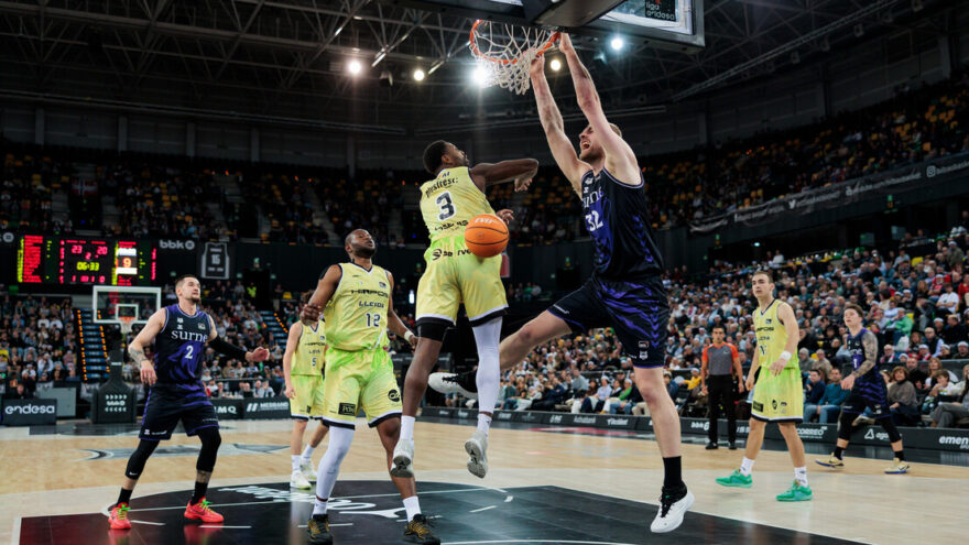 Surne Bilbao Basket busca prolongar la euforia europea en la exigente pista del Hiopos Lleida