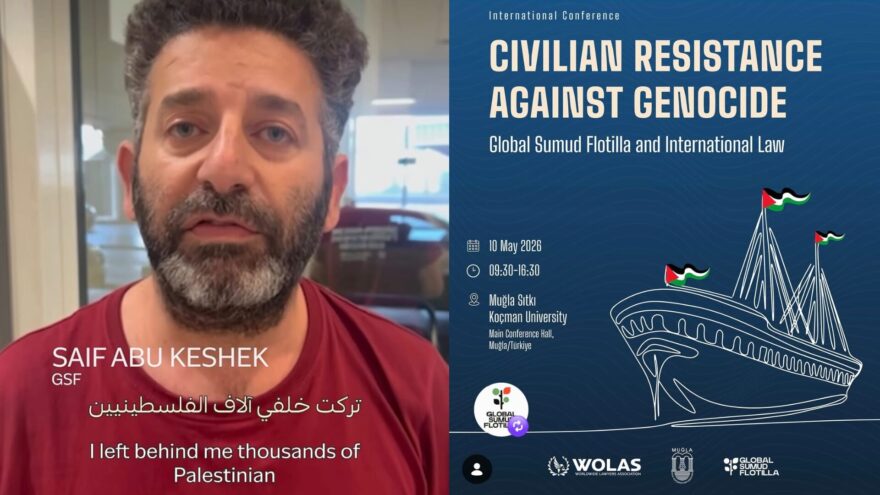 Albares confirma que el activista Saif Abukeshek de la flotilla a Gaza «vuela ya libre hacia España»