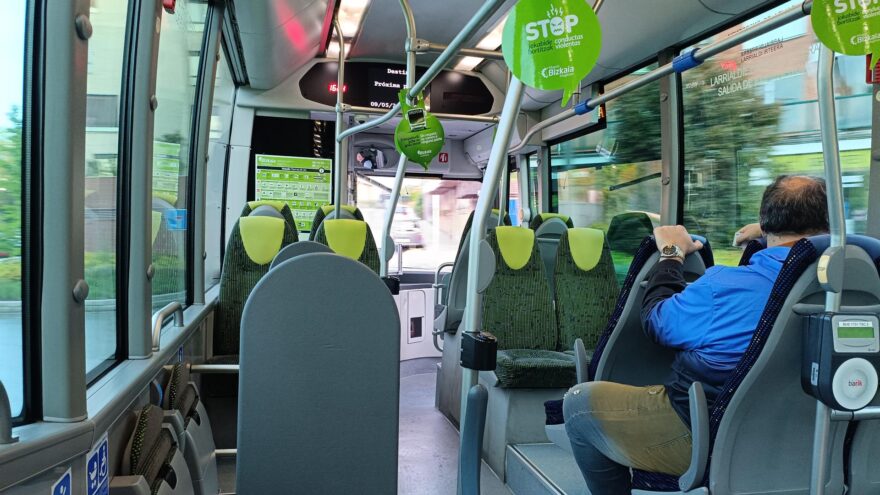 El autobús urbano gana viajeros en Euskadi y alcanza los 9,5 millones
