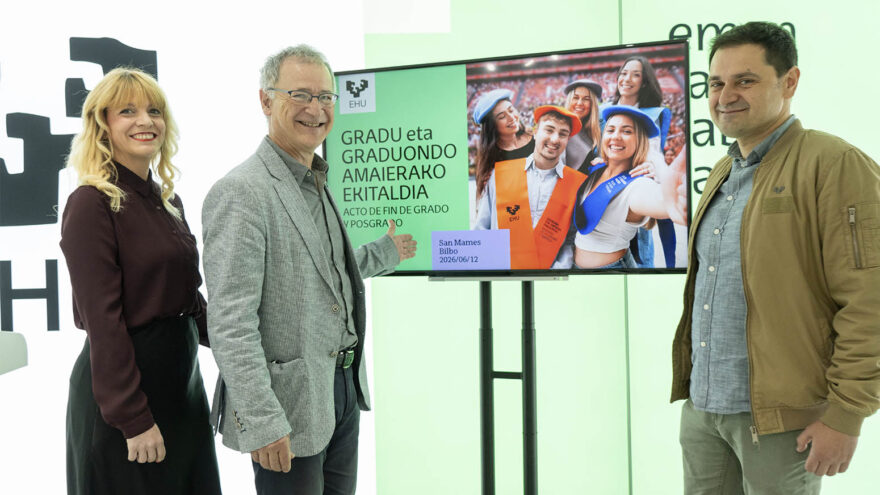 La EHU cerrará el curso con un gran acto de graduación en San Mamés
