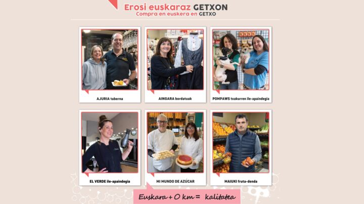 Getxo impulsa el euskera en el comercio local con la nueva campaña Kaishop!
