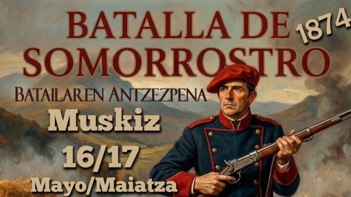 Muskiz recrea la Batalla de Somorrostro con una representación histórica en San Juan