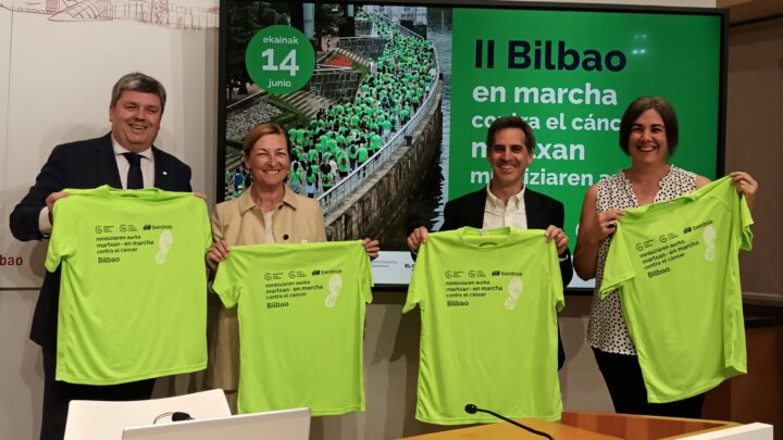 Bilbao se moviliza en apoyo a la II Marcha contra el cáncer por la investigación del tumor de próstata