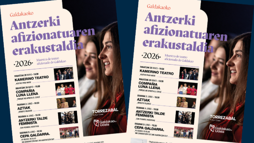 Galdakao llena Torrezabal de teatro aficionado con una muestra solidaria a favor del Aita Mari