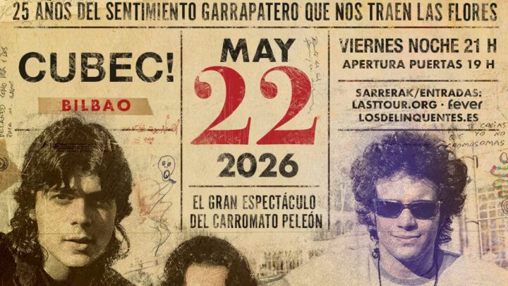 Los Delinqüentes inundan Bilbao de «sentimiento garrapatero» 15 años después