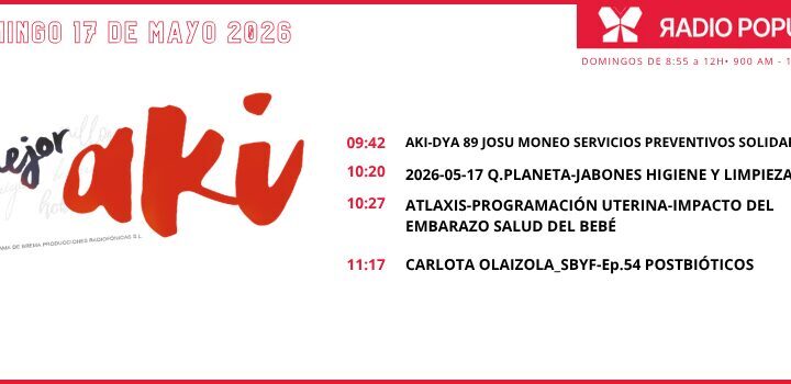DOMINGO 17 MAYO 2026 MEJOR AQUÍ