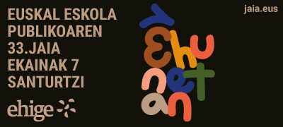 Banner de Escuela Pública Vasca Jaia en Bilbao