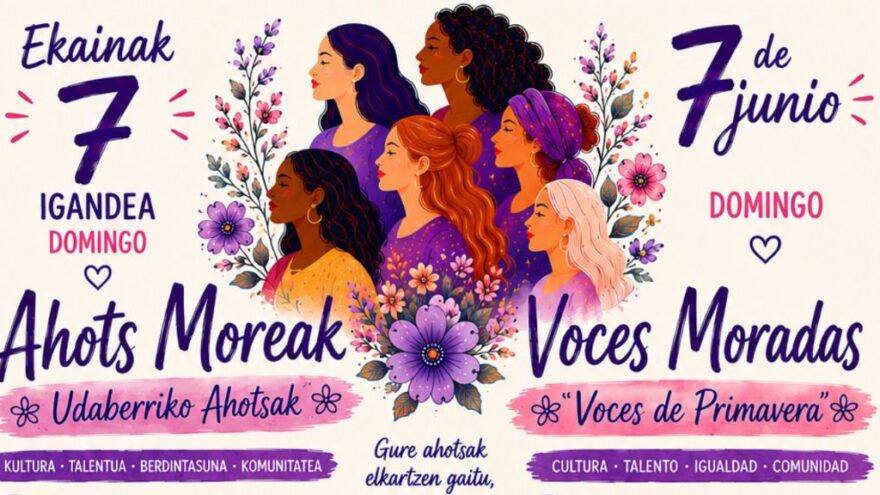 Maruri-Jatabe da voz al talento de las mujeres con «Ahots Moreak-Udaberriko Ahotsak»