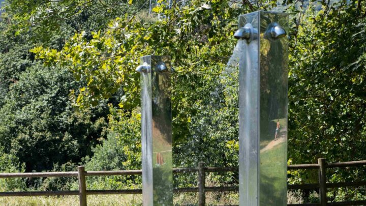 Las playas verdes de Bilbao ya tienen duchas y una nueva zona con nebulizadores en Indautxu