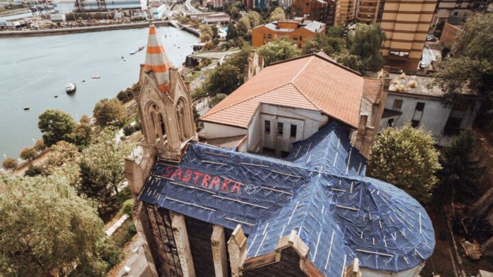 El gaztetxe Sastraka de Portugalete, en riesgo de demolición por la «especulación» inmobiliaria