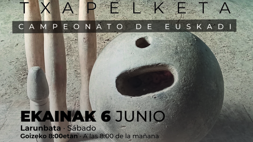 Amorebieta-Etxano acoge este sábado el Campeonato de Euskadi de Bolos