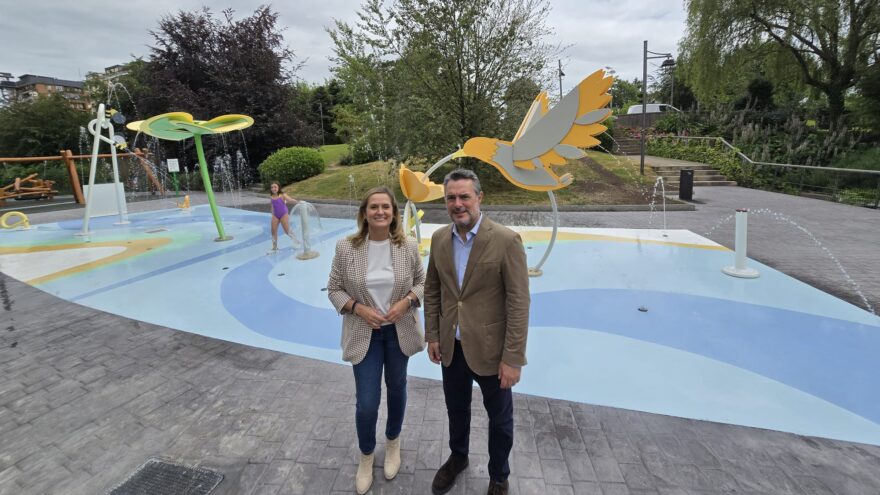 Barakaldo estrena su primer parque de agua en el Jardín Botánico
