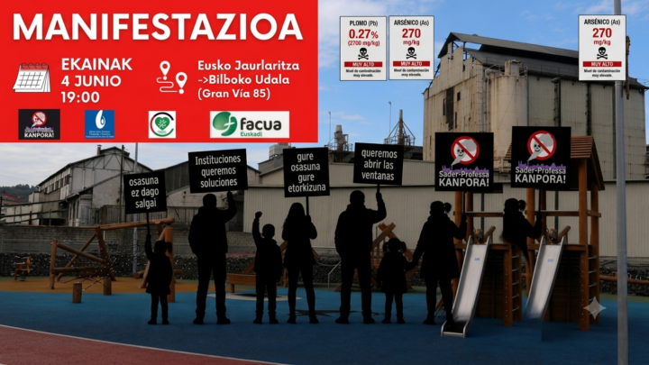 Vecinos de Bilbao alzan la voz: «No podemos seguir respirando esto»