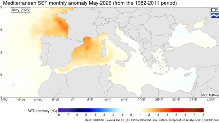 Vacaciones en el Mediterráneo: un caldo a más de 30 grados