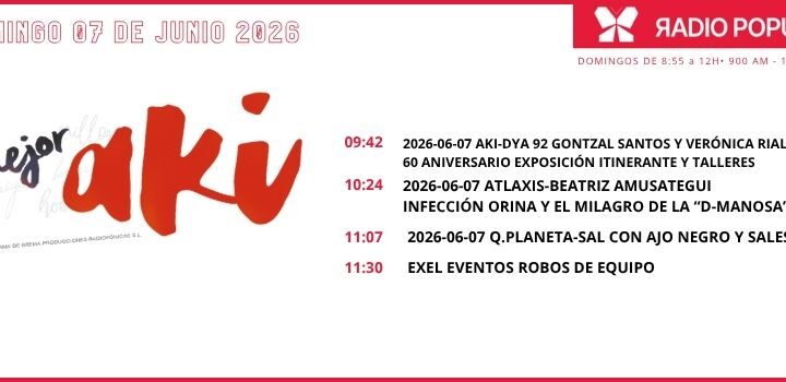 DOMINGO 07 JUNIO 2026 MEJOR AQUÍ