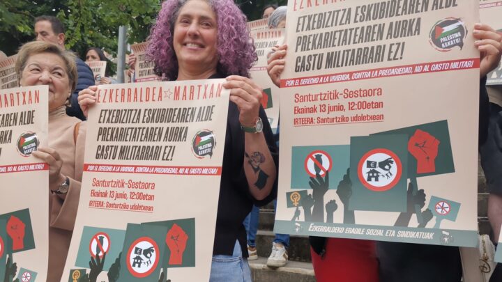 La Margen Izquierda sale a la calle este sábado 13 de junio: No al gasto militar, sí a la inversión social