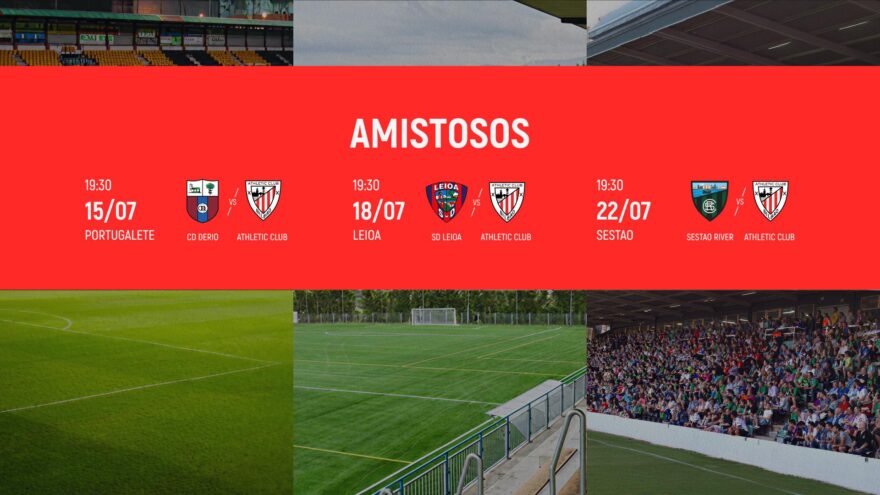 El Athletic de Terzić arranca la pretemporada con una gira vizcaína