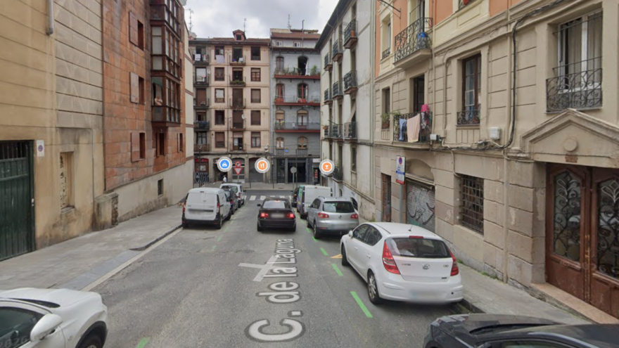 Cortes de tráfico en la calle La Laguna por obras