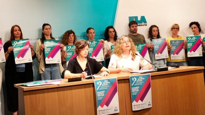 ELA convoca nuevas concentraciones para exigir mejores condiciones en Osakidetza