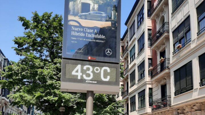 Euskadi mantiene la alarma roja por calor extremo este martes y miércoles