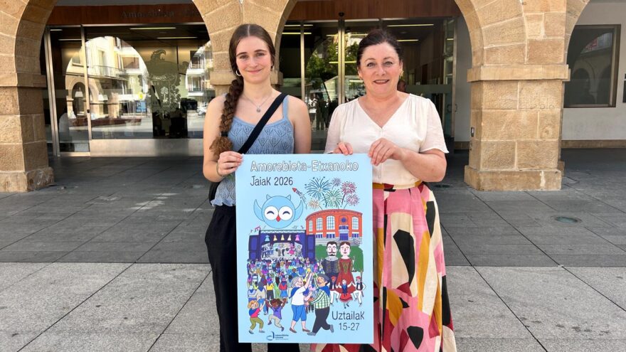 El cartel de la zornotzarra Lua Buron anunciará las fiestas de Amorebieta-Etxano