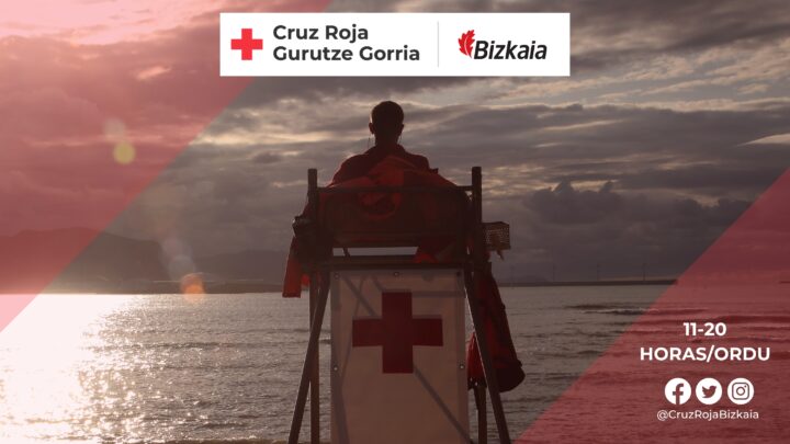 Cruz Roja pide prudencia en las playas de Bizkaia: “El mar no es una piscina”