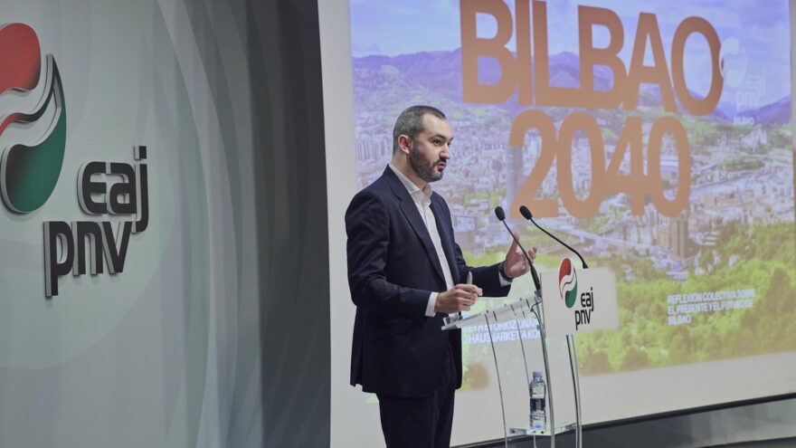 Mikel Hidalgo recibe el respaldo total de las bases del PNV y es proclamado candidato a la alcaldía de Bilbao