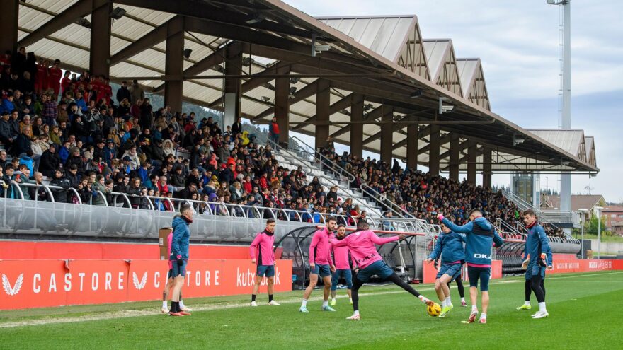 Entrenamiento a puerta abierta del Athletic, el próximo jueves 16 de julio