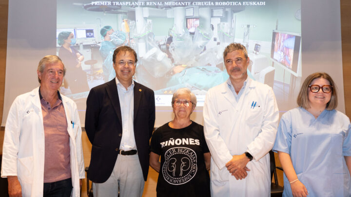 Euskadi realiza su primer trasplante renal robótico