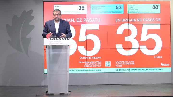 El trayecto Bilbao-Gasteiz costará 4,20€ y moverse por Bizkaia un máximo de 35€ al mes