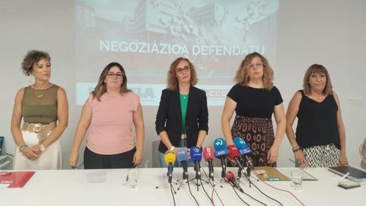 Los sindicatos mayoritarios de Osakidetza anuncian huelgas y movilizaciones en otoño para reclamar mejoras laborales