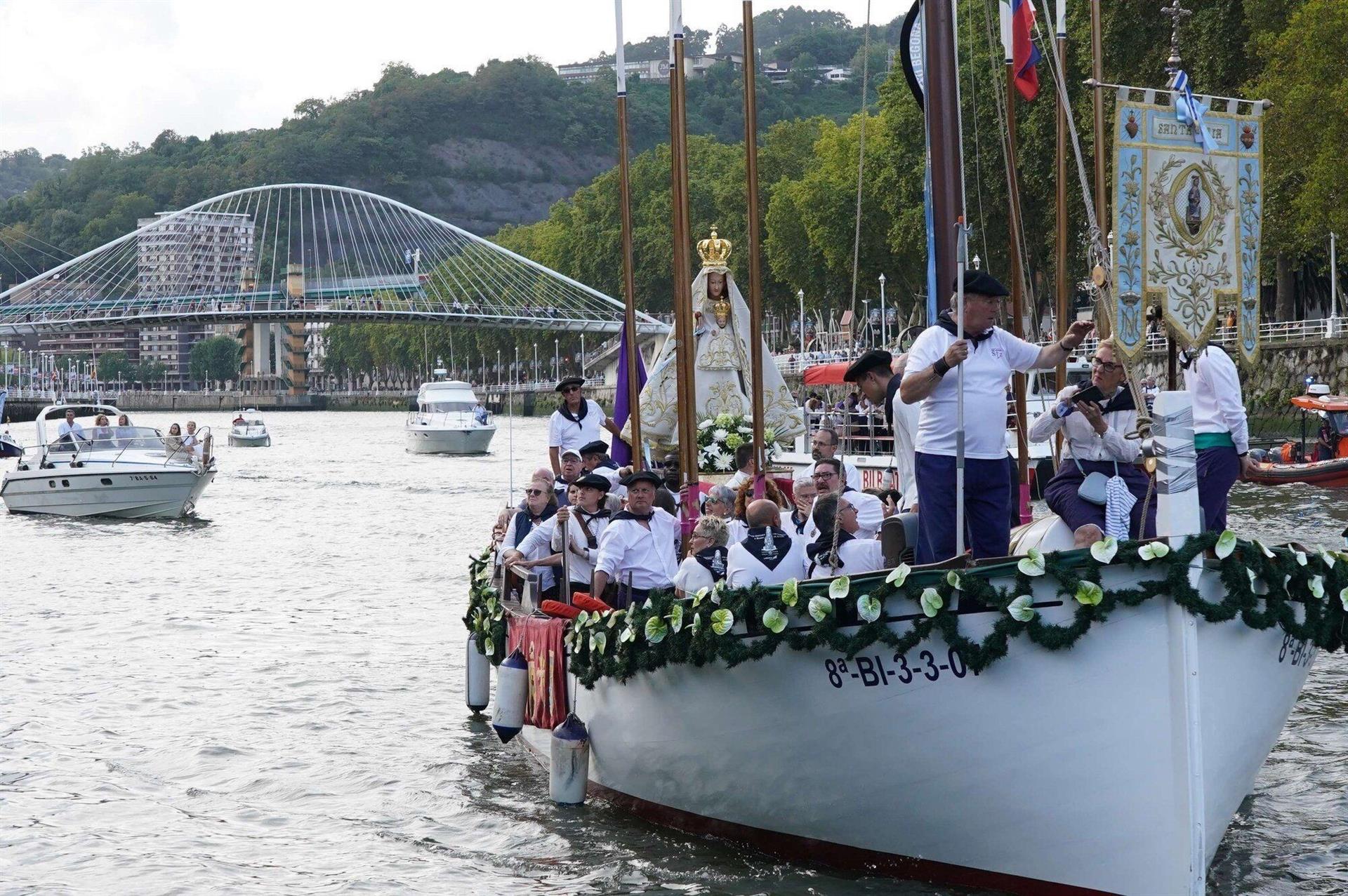 La Procesión Náutica de Begoña sumará este viernes su sexta edición