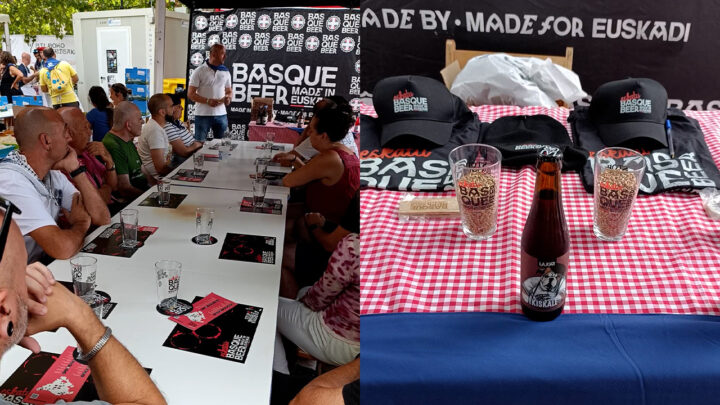 Una concurrida cata de cervezas se abre paso en la mañana de Aste Nagusia